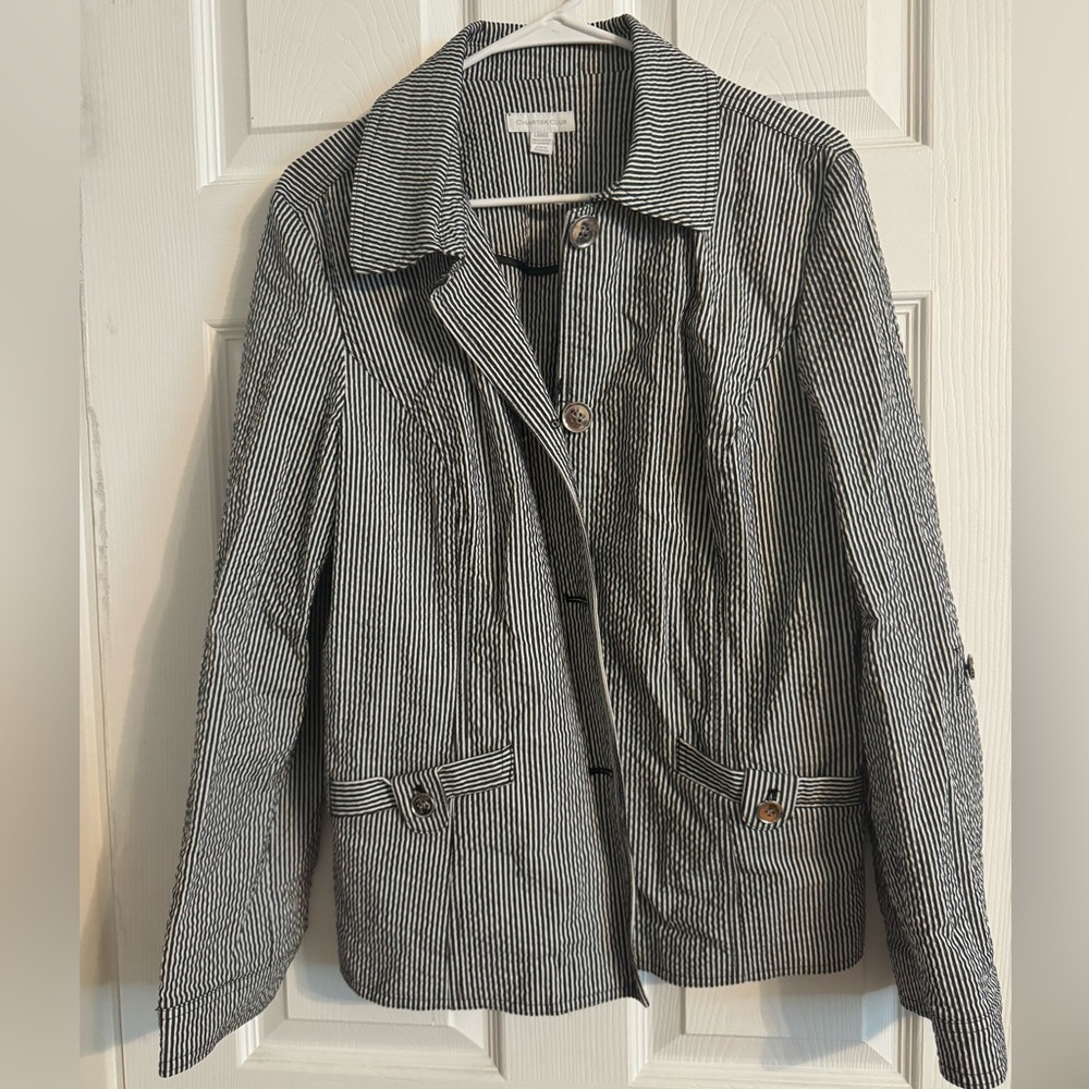 Charter Club Seersucker Jacket